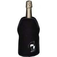 Giftcompany Weinkühler Froid Kühlmanschette Wine and Dine schwarz 23,5cm