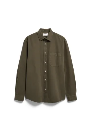 Armedangels - GMT DYE LINO LONGSLEEVE SHIRT - Gr. - L
