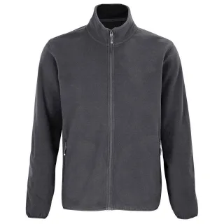 SOLS Mens Factor Recycled Fleece Jacke (Holzkohle)