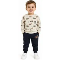 Fashion Boy Sweatanzug Jungen 2-teiliges Set mit Sweatshirt & Jogginghose JF1108a (Set, Sweatshirt & Jogginghose)