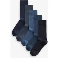 Next Kurzsocken Dauerhaft frische Socken mit Stickerei, 5er-Pack (5-Paar)
