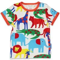 Toby Tiger T-Shirt T-Shirt mit Safari Print