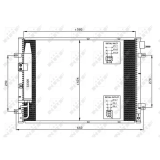 NRF Klimakondensator + Trockner Kia Sorento 1 35515