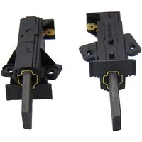 Trade-Shop Ersatzbürste 2x passend für AEG Lavamat 6610 66600 66610, Whirlpool 481236248444, 5mm x 12,5mm x 42mm Motorkohlen Kohlebürsten Schleifkohlen, (2-tlg), Geeignet für viele Waschmaschinen-Motoren - mit Halter (Länge: 57mm)