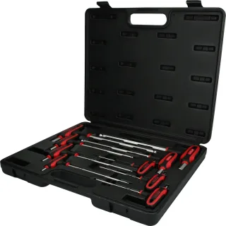 KS Tools T-Griff-Innensechskant-Kugelkopf-Schlüssel-Satz, 9-tlg - 151.8150
