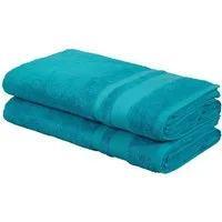 OTTO home Saunatuch Vanessa, 2 Saunatücher, 80x200cm, in Standard- und Premium-Qualität, Walkfrottee (Set, 2-St), Handtücher mit Bordüre, 100% Baumwolle, einfarbig, weich