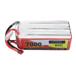 ZOP Power 22.2V 7000mAh 65C 6S LiPo Battery T Plug for RC Car