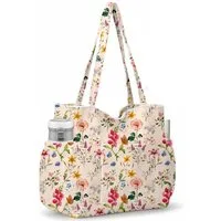 Zaewry Umhängetasche Cord-Shopper für Damen, Schultertasche, stylische Tragetasche, mit 6 Fächern – Umhängetasche für Arbeit, Reisen & Fitnessstudio