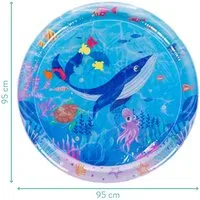 Fillikid Spielmatte Wasserspielmatte Ocean Rund Blau 3m+