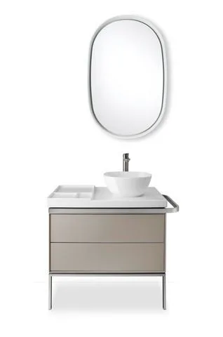 Duravit Wave Einhebel-Waschtischmischer Edelstahl Gebürstet 52x220x297 mm - WA1040002070 WA1040002070