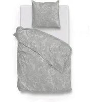 Bettwäsche Zo! Home Cotton Bettwäsche 135x200 Paisley di Lino Dove grey silber, Baumwolle, 2 teilig