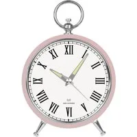 Miraval Quarzwecker Analoger Wecker Alt-Rosa mit Licht Hintergrundbeleuchtung, Snooze & robustes Metallgehäuse