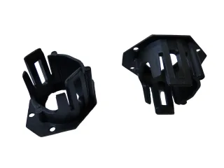 2x PDC Parksensor Halter Kühlergrill mit Wabengitter für Audi A4 8K B8 2013-