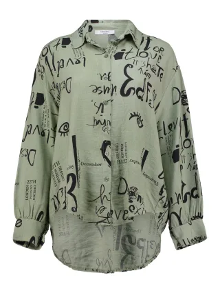 Zabaione - Blouse Ni44kaa lkhaki - Gr. - L