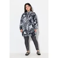 Angel of Style Hemdbluse Musselin-Hemdbluse Batikmuster