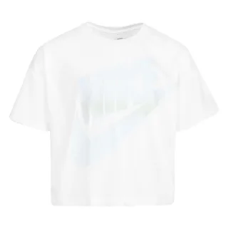 Nike - "Futura" T-Shirt für Mädchen Kastig (Weiß)