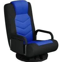 Yaheetech Gaming-Stuhl Bodenstuhl 360° Drehbar, Verstellbare Relaxstuhl Meditationsstuhl 360° Floor Chair Sitzsessel