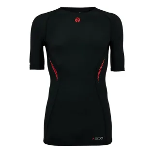 Skins - "A200" Kompressions-Shirt für Herren, Leicht (Schwarz)