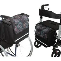 Seniori Aufbewahrungstasche SENIORI Rollator / Rollstuhl Tasche Rollatortasche Rollstuhltasche, 1. Kreise_Classic