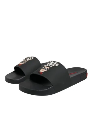 Pool-Sandalen mit Cartoon-Print-Design
