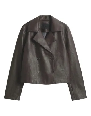 someday - Jacke in Lederoptik - Neala braun - Gr. - 36