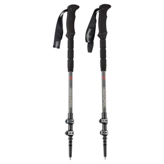 Craghoppers - Wanderstöcke "Treklite" 2er-Pack (Anthrazitgrau/Schwarz)