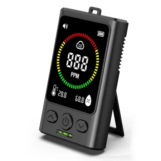 Carbon Monoxide Concentration monoxide alarm Portable CO Monitor 0-999ppm LED Display Type-C Charging Compact Environmen