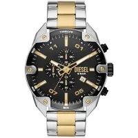 Diesel Chronograph Spiked DZ4627, Quarzuhr, Armbanduhr, Herrenuhr, Stoppfunktion, Edelstahlarmband
