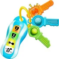 UE Stock Lernspielzeug Baby Lernspielzeug Autoschlüssel Kleinkind-Beißring mit Musik Licht, ideal für kleine Hände