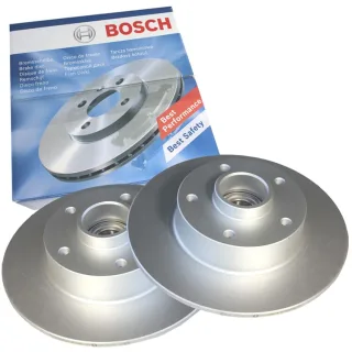 2 Bosch Bremsscheiben hinten 260mm Renault Clio Megane 3 Scenic 3