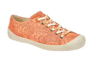 Eject 11207/3.061 DASS Damenschuhe Orange Nubuck mit Blumenmuster