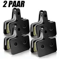MOPUEA Bremsbelag 2-St Mountainbike-Bremsbeläge Semi-Metallische Reibbeläge (für sichere Bremsleistung bei jedem Wetter), mit starker Bremskraft und geringer Geräuschentwicklung