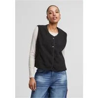 URBAN CLASSICS Sweatweste Ladies Buttoned Teddy Vest
