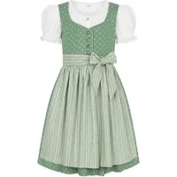 Nübler Dirndl Kinderdirndl Flores in Almgrün von Nübler - Rocklänge knielang
