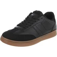 Coolwalk Herrensneaker mit Schnürung für Alltag und Freizeit Sneaker (91977404) Flach Sneakers in Schwarz