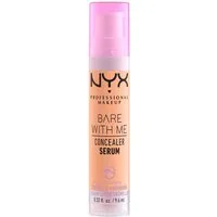 NYX PROFESSIONAL MAKEUP Concealer BARE WITH ME CONALER SERUM, mittlere Deckkraft, kaschiert, rote oder entzündete Hautstellen