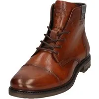 bugatti Schnürboots Stiefel, Schnürstiefelette, Business-Boots mit Reißverschluss