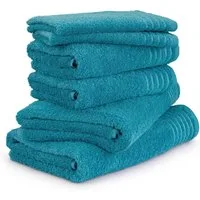 Möve Handtuch Set New Classic, Walkfrottier (Set, 6-St), 2x Gäste-, 2x Hand- und 2x Duschtücher