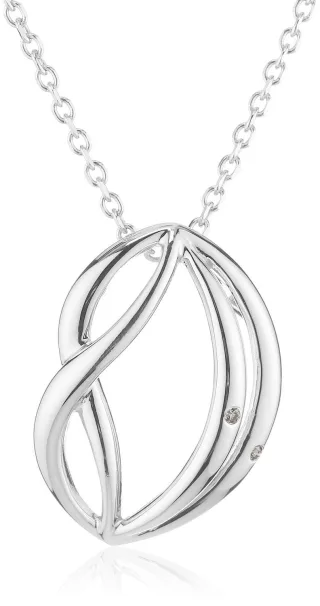 Orphelia Damen-Kette aus 925er Sterlingsilber mit Anhänger – Silber ZH-4641
