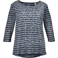 G.I.G.A. DX by killtec T-Shirt GS 26 WMN TSHRT Gestreiftes 3/4-Arm T-Shirt, 100% Baumwolle, Carbon Finish