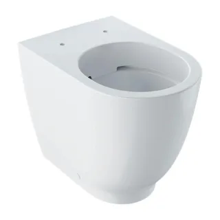 Geberit Acanto Stand-Tiefspül-WC 500602012 4,5 l, erhöht, wandbündig, geschlossen, rimfree, weiß