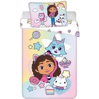Gabby's Dollhouse Kinderbettwäsche Baumwolle Baby Bettwäsche 2 teilig 100 × 135 cm 40 × 60 cm