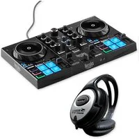 HERCULES DJ Controller Hercules DJ Control Inpulse 200 MK3 DJ-Controller mit Kopfhörer, (Vorteils-Set mit Kopfhörer, 1-tlg), Vorteils-Set mit Kopfhörer