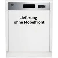 BEKO teilintegrierbarer Geschirrspüler BDSN15O30X 7688901677, 14 Maßgedecke, Hocheinbaufähig & SelfDry – flexibel bis 92 cm, trocknet automatisch