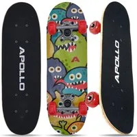Apollo Skateboard Kinderskateboard 20" Kinder, Longboard, ABEC 3 und Aluminium Achsen