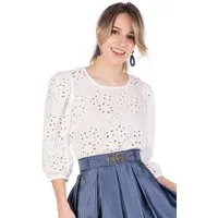 MarJo Trachtenbluse Trachtenbluse - GRÄFENDORF - off white
