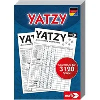 Noris Spiel Zubehör Ersatzblock Yatzy Spielblock 606194305