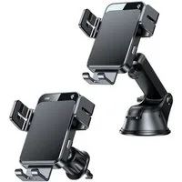 JOYROOM Handy-Halterung Wireless Charger Cockpithalter Armaturenbrett Lüftungsgitter Schwarz