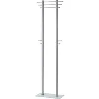 IDIMEX Kleiderständer TARIS, Kleiderständer Garderobe Garderobenständer 3 Stangen 10 Haken in 2 Far