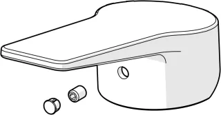 Hansa Hebel HANSATWIST 1019260V-33, Matt-Schwarz, 1019260V-33 1019260V-33